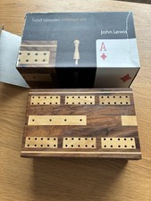 Solid Wooden Cribbage Set - John Lewis