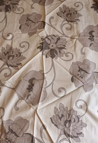 Curtains with large floral
