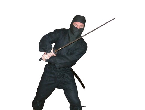 Vintage ninja uniform bear - ninja,