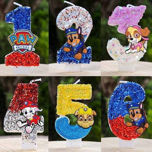 Paw patrol candle - candle, 0-9
