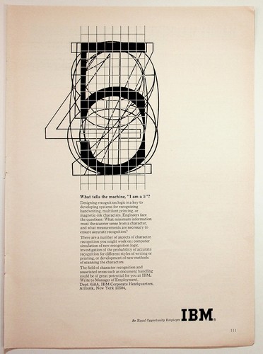 Vintage ibm character - vintage, ad