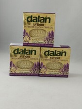 3x Dalan D'Olive Antique Lavender Soap With Olive Oil 150g Bars