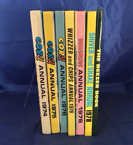 Job lot comic annuals - job, cor