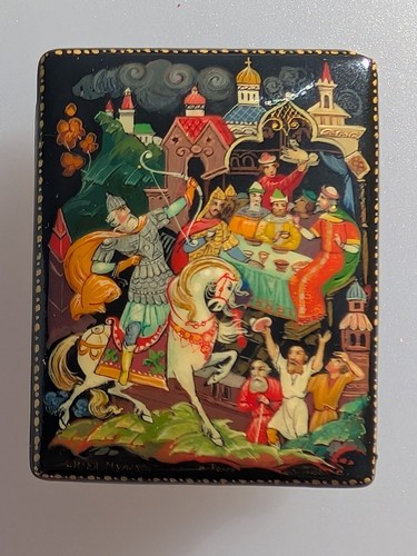 Vintage russian lacquer - vintage,