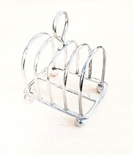 Excellent George V  Silver Toast Rack - Martin, Hall & Co. 1910  - VGC - 129 gm