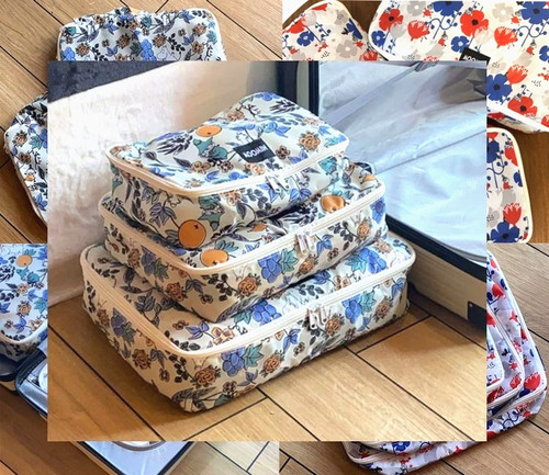 Piece moomin print luggage - print,