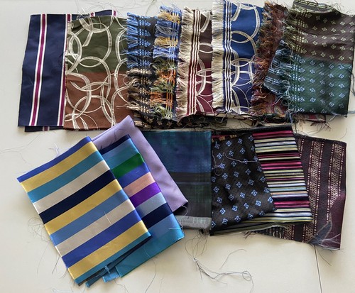 Bundle pieces silk brocade - bundle, silk/brocade
