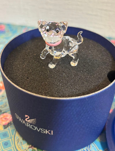 Swarovski crystal kitten - crystal,