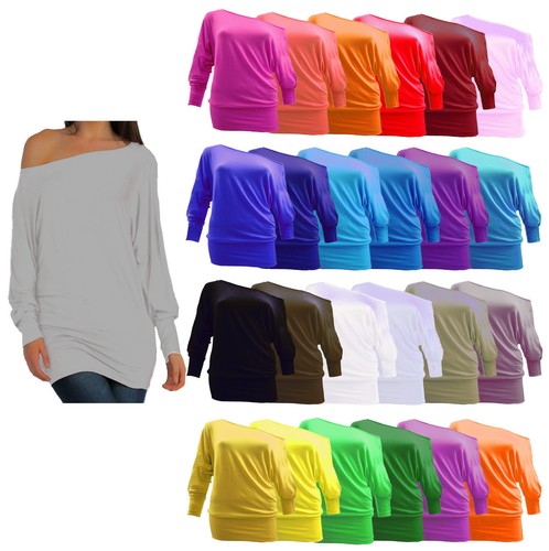 Women batwing baggy top - batwing,