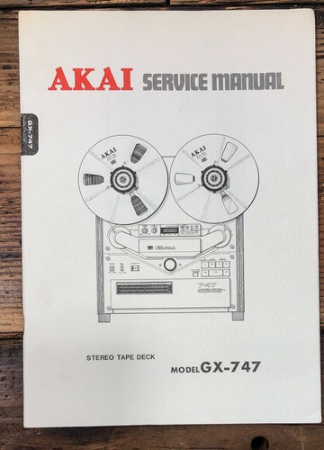 Akai 747 reel - gx-747,