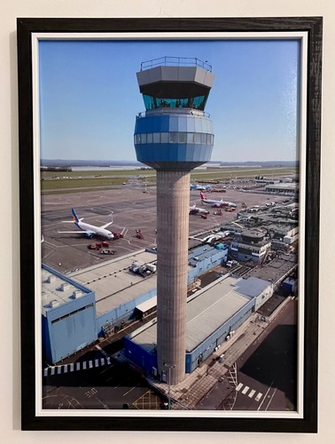 Original framed aerial - a4,