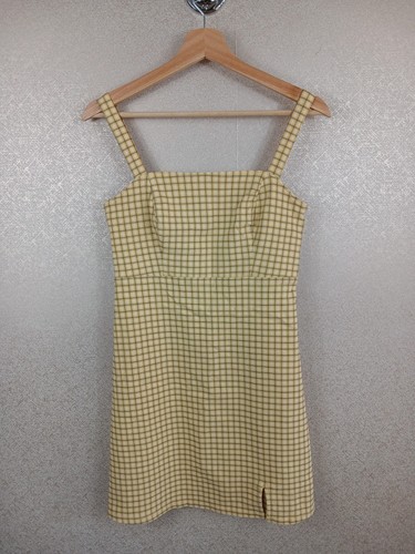 Hollister yellow plaid mini - hollister,