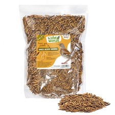Norfolk Feeds Dried Worms - Dried Mealworm & Calciworm Mix - Wild Bird Food 