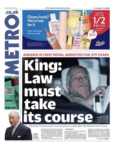 Andrew mountbatten arrest - arrest, king