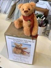Teddy Bear Making Sewing Kit . Traditional Jointed Mohair Bear 7.5” Clementine 