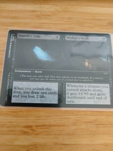 Mtg derelict attic widow - mtg,
