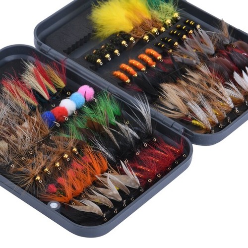 Goture 100pcs trout flies - 100pcs,