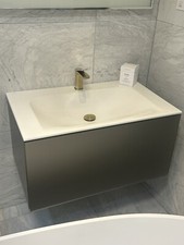 Keuco 800mm Inox Vanity Unit