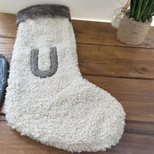 Matalan U Stocking Faux Fur