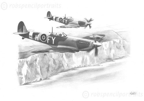 Supermarine spitfire art - supermarine,