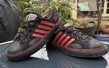 DUANE PETERS RETRO VISION STREET WEAR..SIZE 5 UK SKATEBOARD SHOES VGC