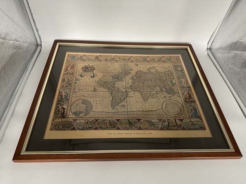 Moses pitt 1681 world map - pitt,