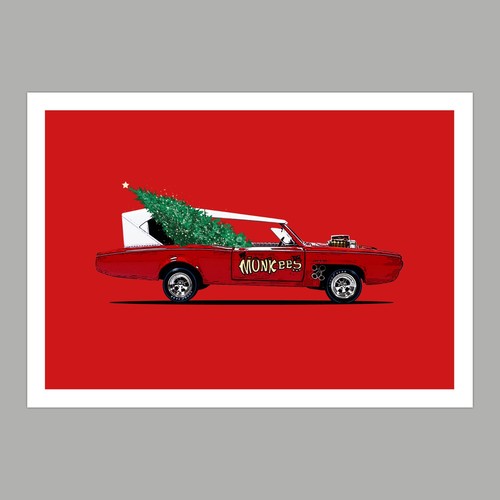 Monkees monkeemobile christmas - monkees,