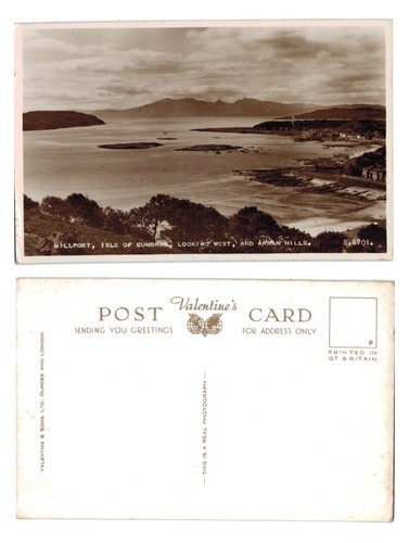 Vintage postcard millport - vintage,