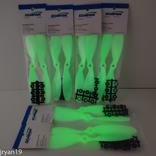 Pairs gemfan 7038 glow - of, 7"
