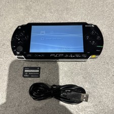 Sony PSP 1000 System Black Console Memory Card Charger - Tested Fully Working