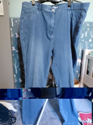 Jersey denim leggings - jersey,