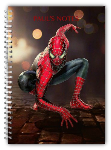 Personalised spiderman - a4,