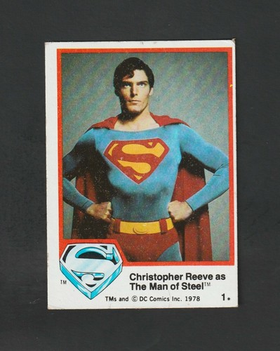1978 topps superman - topps, #1