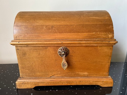 Vintage pine hinged - hinged, hand