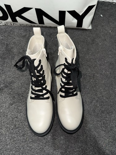 Primark white boots - white,