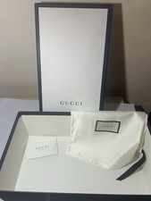 Gucci White/Black Shoe Boot Authentic Box EMPTY Gift Box  