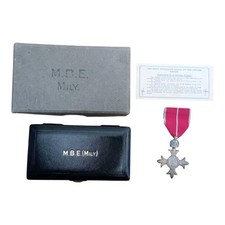 Military M.B.E. Member Of The British Empire Royal Mint Full Size Genuine Medal