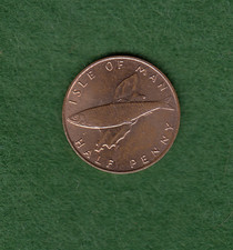 Isle of Man 1976 Half Penny