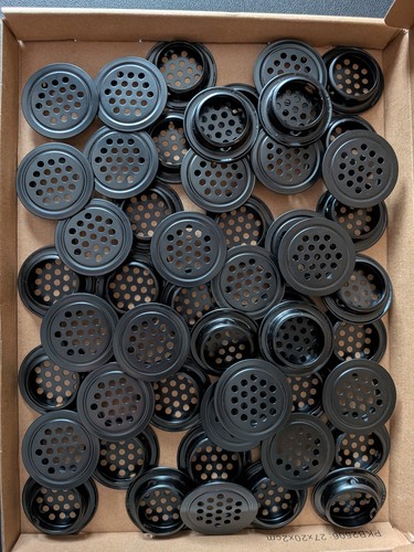 50pcs circular air - 50pcs, black