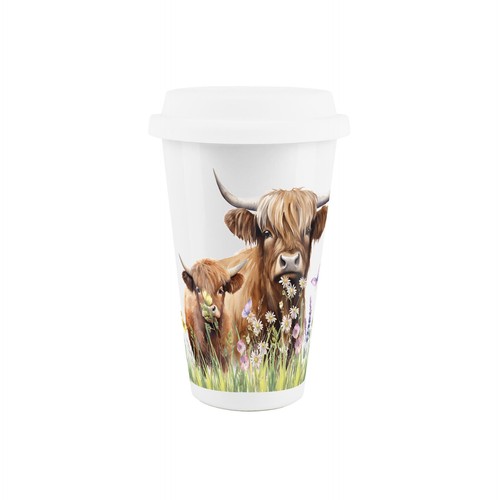 Refillable highland cow calf - cow, &