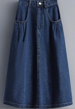 Ladies Denim-Blue Skirt Size