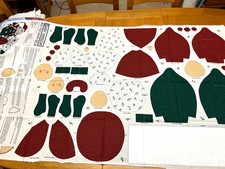 Roly Poly Santa Dolls Cut &