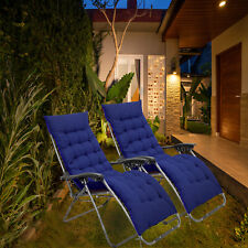 Padded Sun Lounger Set of 2X