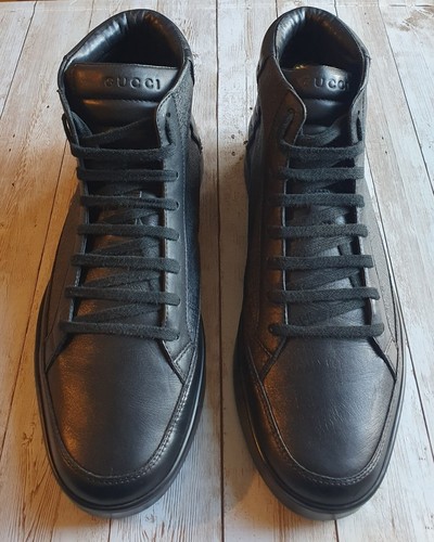 Gucci black men leather - gucci,