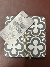 Next Set Of 6 Cork Back Coasters/home Office Dinning Table Tea Coffee Coasters