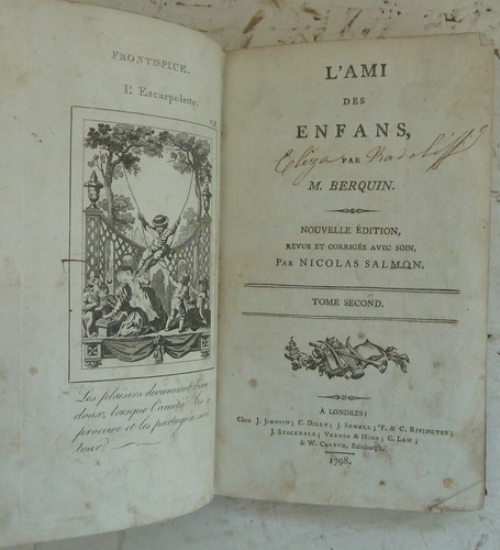 Antiquarian book 1798 ami - antiquarian,