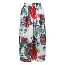 Tropical Peacock Maxi Skirt