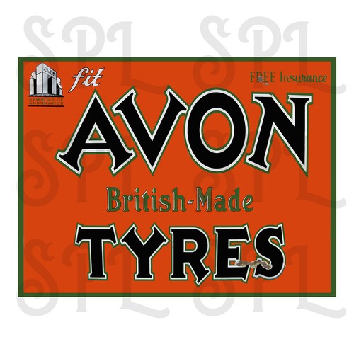 Avon tyres retro replica - avon, style