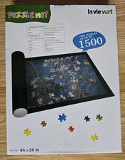 La vie Vert Roll Up Puzzle Mat for Puzzles Up to 1500 Pieces Jigsaw Mat