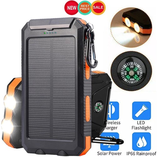 Portable solar bank 30000mah - bank,